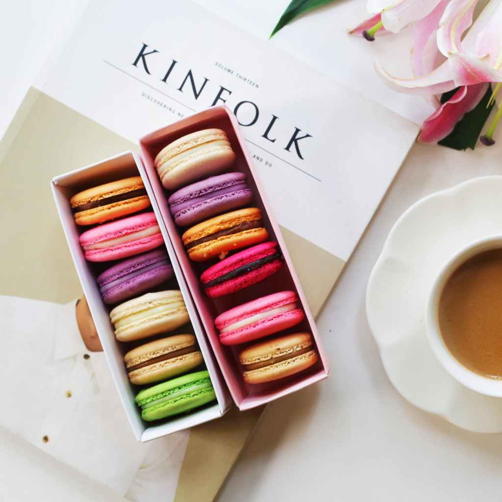 assorted pastry in box