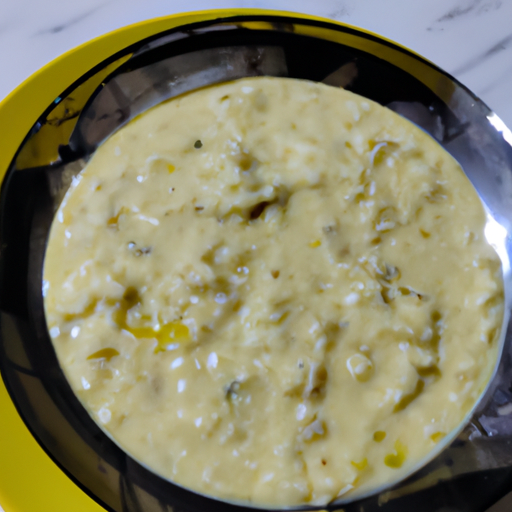 a plate of kadhi khichidi