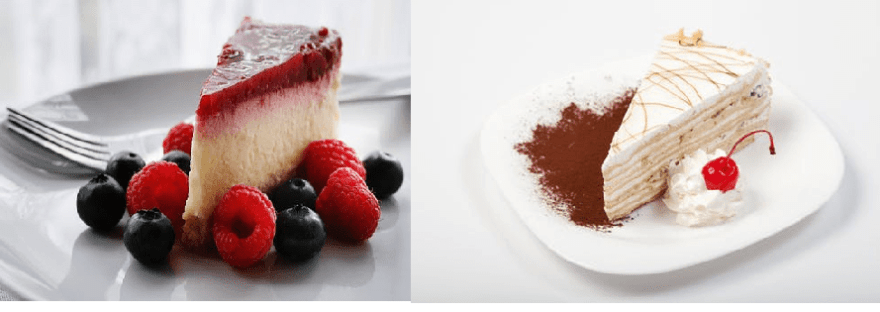 Sliced Cake vanilla flavour.